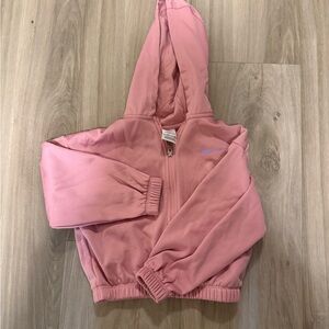 Kids Pink Hooded Nike Jacket